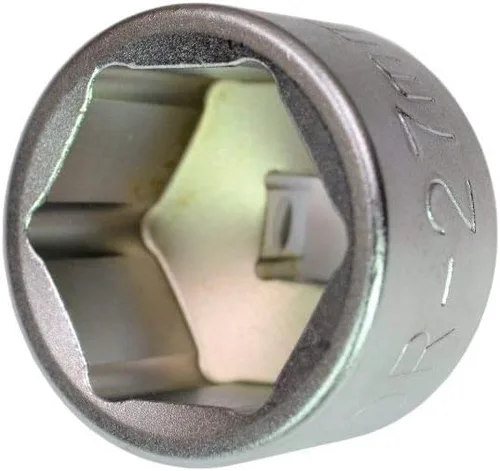 Vista 4 de PT Auto Warehouse OFW-FO5830-27MM - Llave de cambio de aceite del motor con enchufe de 1.063 in