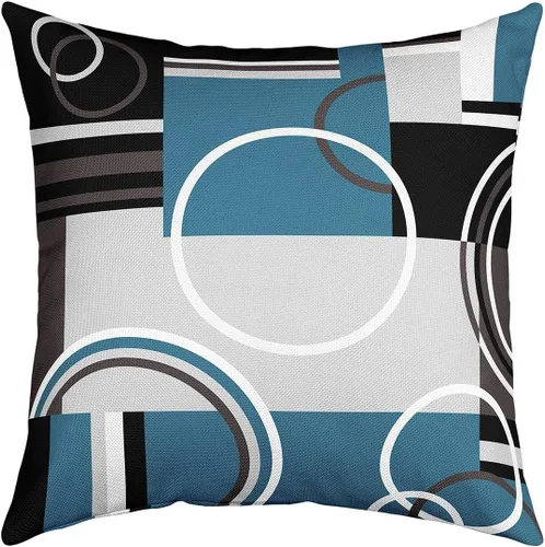 Vista 30 de Erosebridal Funda de almohada rústica de oso de 16 x 16 pulgadas, funda de almohada cuadrada decorativa de cuadrícula de búfalo, funda de almohada