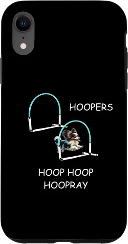 Vista 8 de iPhone 15 Dog Agility Dog Hoopers Papillon - Hoop Hoop Hoopray Case