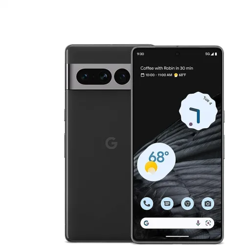Vista 8 de Google Pixel 7 Pro 5G 256GB 12GB RAM Batería de 24 horas Universal desbloqueado para todos los operadores - Obsidiana Negro