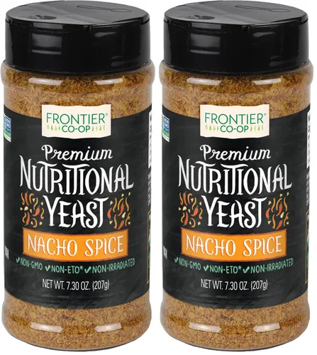 Vista 4 de Frontier Co-op Mezcla nutricional de levadura Nacho Spice con vitamina B12, 7.30 onzas, para palomitas de maíz, aperitivos, pasta y sopa