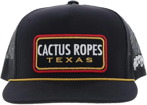 Vista 67 de HOOEY Adjustable Snapback Trucker Hat with Cactus Ropes Logo