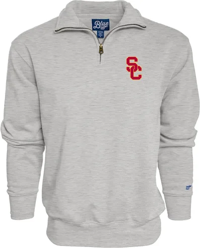 Vista 84 de Blue 84 Sudadera con cremallera de un cuarto para hombre de la NCAA