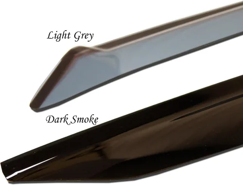 Vista 3 de LWD2-059 - Deflector de visera de ventana de montaje exterior, color gris claro, juego de 4 piezas compatible con Chevrolet Aveo 2007-2010