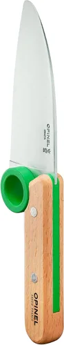 Vista 7 de OPINEL Le Petit Chef - Juego completo de cocina de 3 piezas, cuchillo de chef con punta redondeada, protector de dedos, pelador, para niños