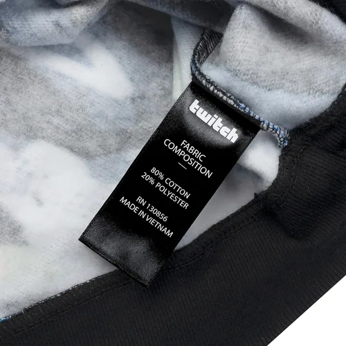 Vista 7 de Twitch Sudadera con capucha de forro polar