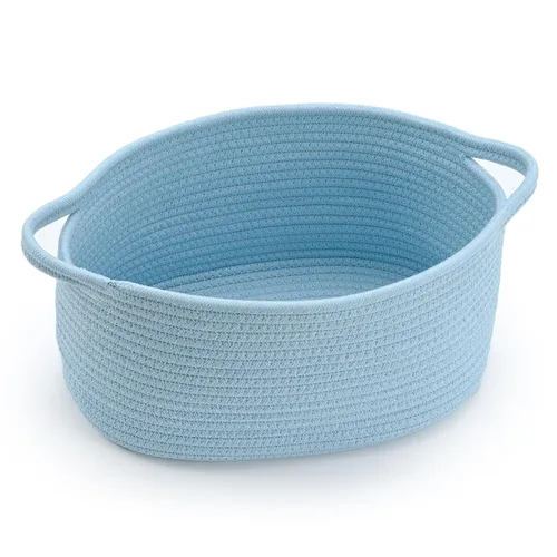 Vista 15 de Happyiren Linda Cesta Tejida para Regalo – Cesta de Regalo Vacía Beige para Guardería, Regalos de Fiesta de Bebé, Cumpleaños, Boda, Cestas Boo
