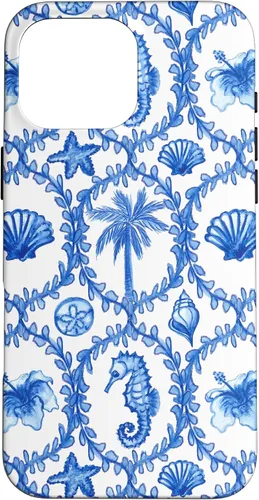 Vista 19 de Funda con estampado hawaiano para iPhone 16, nieta costera, niña de coco