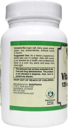 Vista 3 de Vitamina D-3 125 mcg (5,000 UI) de lanolina en una base de aceite de cártamo - 250 geles blandos