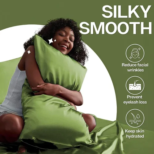 Vista 88 de MR&HM - Funda de almohada de satén