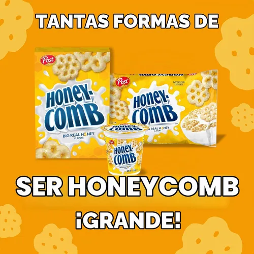 Vista 6 de Honeycomb Cereal para el desayuno, hecho con miel real, caja de 10 onzas