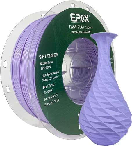 Vista 23 de EPAX High Speed PLA+ Filamento para Impresora 3D, Filamento de Impresión 3D de PLA Rápido, 1.75mm, Precisión Dimensional +/- 0.03 mm, Carrete de 1KG
