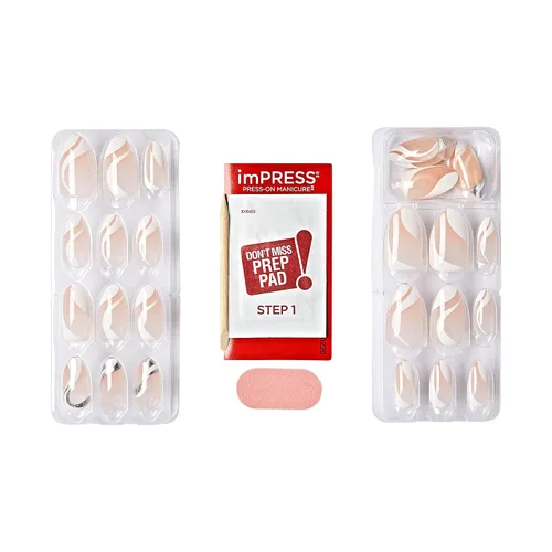 Vista 9 de Uñas postizas sin pegamento KISS imPRESS, diseño "All I Want