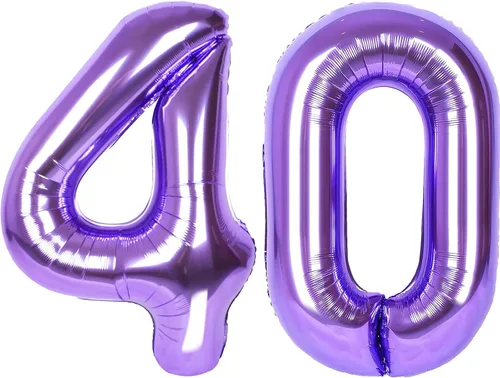 Vista 131 de Globos gigantes de números negros de 40 pulgadas, globos de aluminio de Mylar con helio para cumpleaños, globo número 0 para decoración de fiestas
