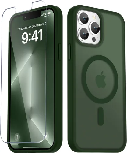 Vista 132 de Funda para Google Pixel 10 Pro XL, cubierta magnética mate, color negro Fit for MagSafe, Screen Protector included, Shockproof Military Grade