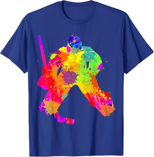 Vista 28 de Camiseta de hockey de hockey sobre hielo, Negro