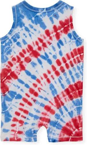 Vista 2 de Burt's Bees Baby Mameluco para bebé, 100% algodón orgánico de una pieza, Banner Tie Dye