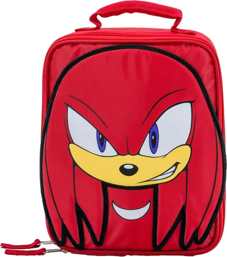 Vista 6 de AI ACCESSORY INNOVATIONS Sonic The Hedgehog - Lonchera aislada Amy Rose Mini enfriador para juegos con características 3D y mango acolchado