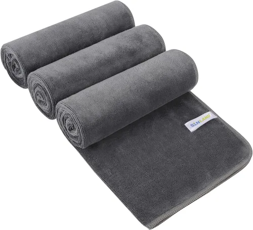 Vista 16 de SINLAND Toallas de microfibra para gimnasio, súper absorbentes, compactas, toalla de entrenamiento de viaje, secado rápido, toalla de sudor