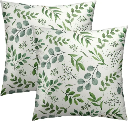 Vista 21 de Fundas de cojín decorativas con temática de verano náutica costera de 12 x 12 pulgadas, juego de 2 fundas de cojín de color aguamarina azul verdoso