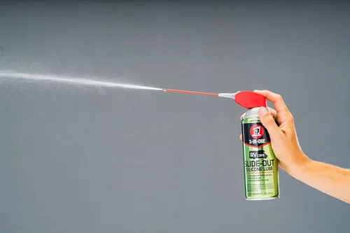Vista 7 de 3-IN-ONE RVcare - Lubricante de silicona deslizante con spray de popote inteligente de 2 vías, 11 onzas y acondicionador de sello de goma RVcare