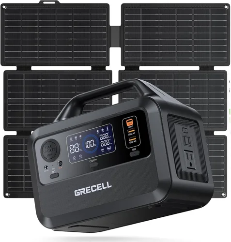 Vista 14 de Estación de energía portátil de 1000 W (pico de 2000 W), generador solar de 999 Wh, salida de CA de onda sinusoidal pura de 110 V con PD de 60 W