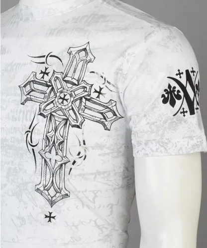 Vista 7 de Archaic by Affliction - Camiseta para hombre, color blanco