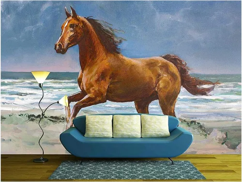 Vista 7 de wall26 - Mural adhesivo decorativo para pared (tamaño grande), WMR-WP-X-DD51-66x24x4 obra de arte 01