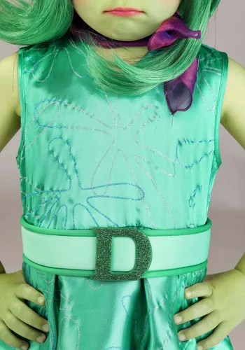 Vista 6 de Disfraz de Niña de Disgust de Disney Pixar Inside Out para Niños pequeños Multicolor