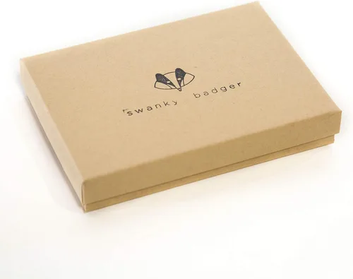 Vista 5 de Swanky Badger Billetera personalizada billetera plegable, ranura para identificación, ranura para tarjetas