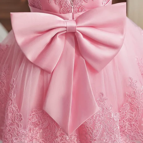 Vista 4 de NNJXD Baby Girl Princess Dress Bowknot Sequins Dresses