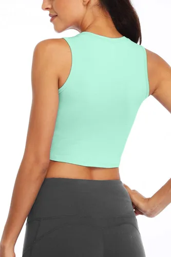 Vista 2 de Sanutch - Tops de entrenamiento para mujer, corte ajustado