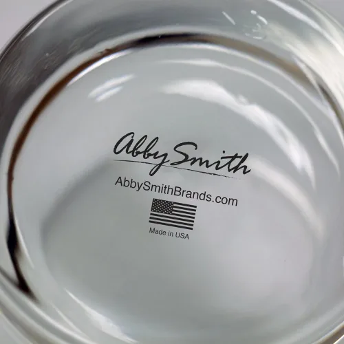 Vista 3 de Abby Smith Antler - Copa de cristal con grabado inicial