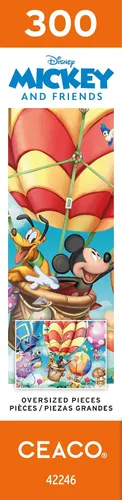 Vista 8 de Ceaco - Disney - Globo aerostático de Mickey - Rompecabezas de 300 piezas extragrandes
