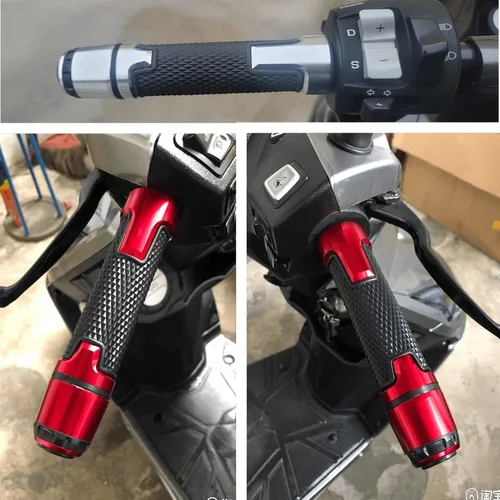 Vista 5 de Para Yamaha XT 660 XT660X XT660R XT660Z 2004-2021 Agarres de manillar de motocicleta 7/8 pulgadas 0.866 in antideslizantes de goma Tapones Tapones