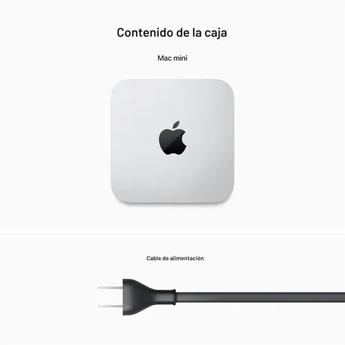 Vista 7 de Apple Computadora de escritorio Mac mini 2023 con chip Apple M2 Pro con CPU de 10 núcleos y GPU de 16 núcleos, memoria unificada de 16 GB