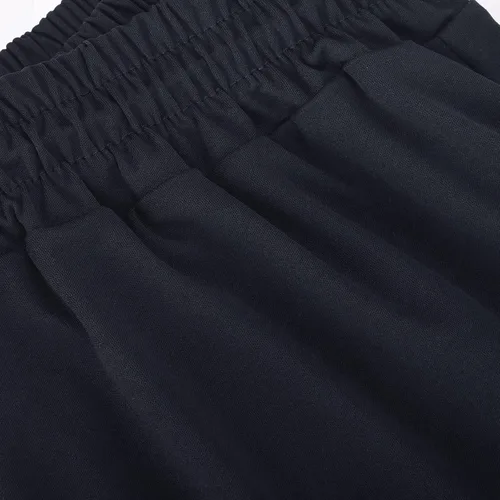 Vista 5 de Conjunto de pantalones cortos para hombre, a la moda, a rayas, de 2 piezas, para verano, casual, traje deportivo, camiseta y pantalón corto