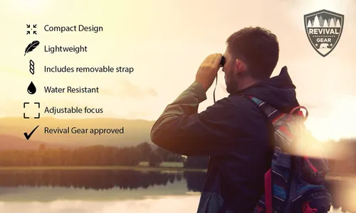 Vista 6 de E Tronic Edge Prismáticos para adultos – Profesional para la observación de aves, caza, senderismo y viajes – Compacto para hombres y mujeres