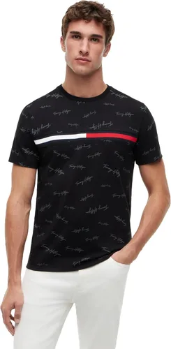 Vista 33 de Tommy Hilfiger Mens Short Sleeve Tino T-Shirt Manzana roja