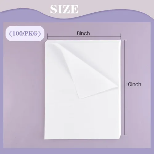 Vista 3 de Lineco Buffered papel intercalado sin ácidos, extiende la vida útil del papel, fotografías, textiles y artefactos. Uso para fotografías, blanco