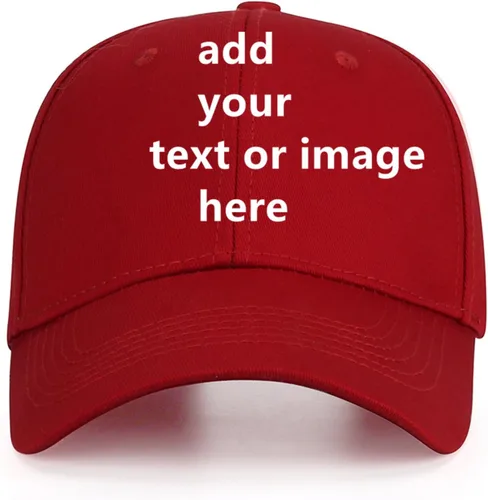 Vista 42 de Gorra de béisbol personalizada con tu texto, gorras de camionero ajustables personalizadas para regalos