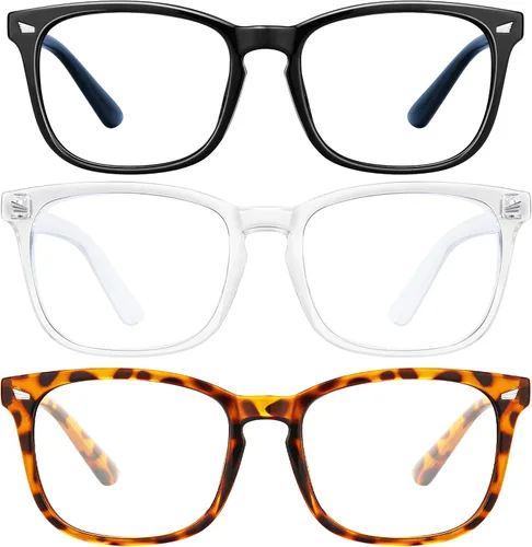 Vista 24 de hunsquer Gafas de luz azul para mujer/hombre