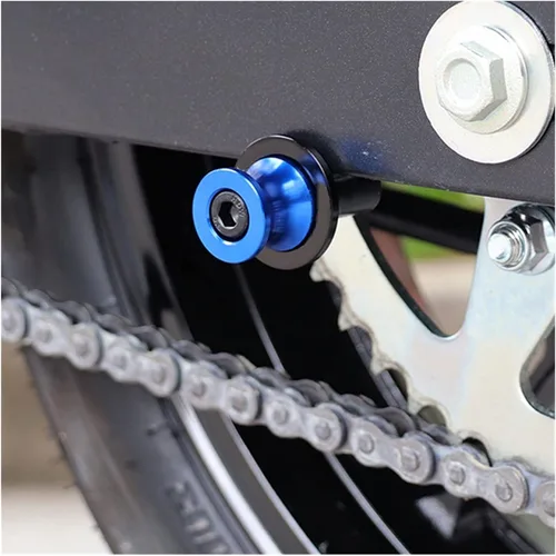 Vista 3 de Carretes de basculante CNC de 0.236 in para motocicleta, tornillos deslizantes para Yamaha Tracer900 GT Tracer 900 700 GT MT09 MT07 Tracer 7 GT 9 GT