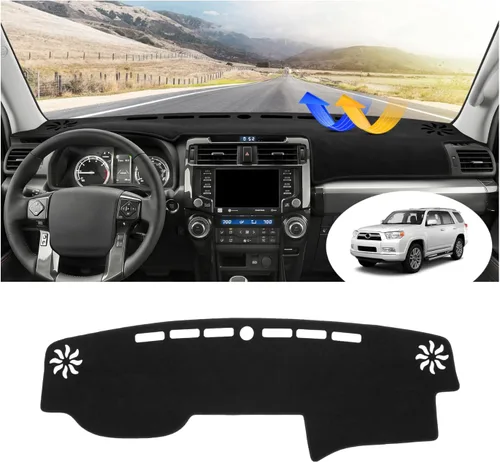 Vista 117 de FIILINES Cubierta para tablero Compatible con Mazda 3 2010-2013 Accesorios Tapete para tablero para Mazda 3 Accesorios Tapete para salpicadero