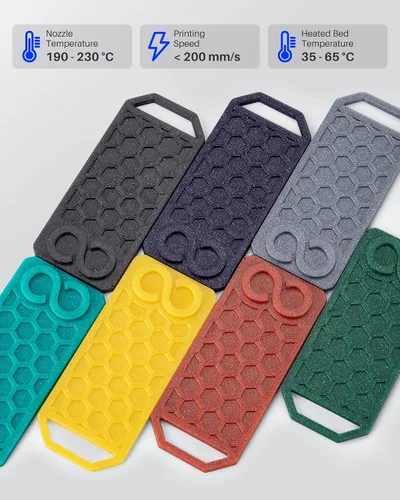 Vista 5 de ELEGOO - Filamento PLA de 1.75 mm (4/64 pulgadas), negro brillante, 2.20 libras, para impresora 3D con brillo centelleante, precisión dimensional
