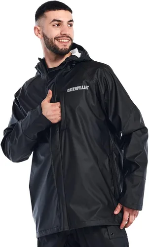 Vista 3 de Caterpillar Longshore - Chaquetas impermeables para hombre con costuras soldadas, antebrazos reforzados y bolsillos con cremallera para las manos