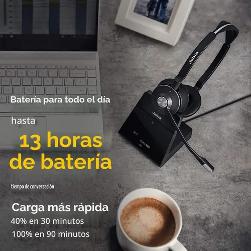 Vista 5 de Jabra Engage 75 audífonos inalámbricos profesionales, de comunicaciones unificadas