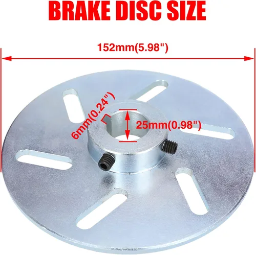 Vista 7 de GREHUA Kit de Frenos para Go Kart Compatible con Yerf-Dog Manco 9598 9597 ASW Bristers Airheart MB-1, Pinza de Freno de Disco Mecánica con Soporte