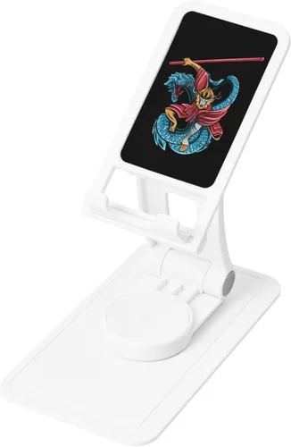 Vista 8 de Cool Monkeys - Soporte de teléfono ajustable para escritorio, accesorios de viaje de oficina para teléfono móvil/iPad/tableta, soporte para teléfono