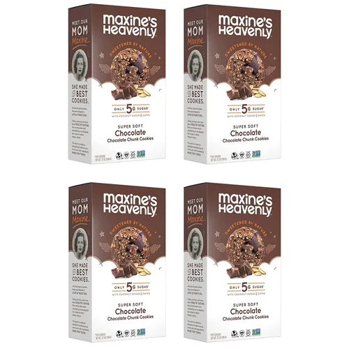 Vista 13 de Maxine's Heavenly Galletas de avena y pasas de canela, sin gluten, hechas con avena, endulzadas con azúcar de coco y dátiles Sabroso postre vegano